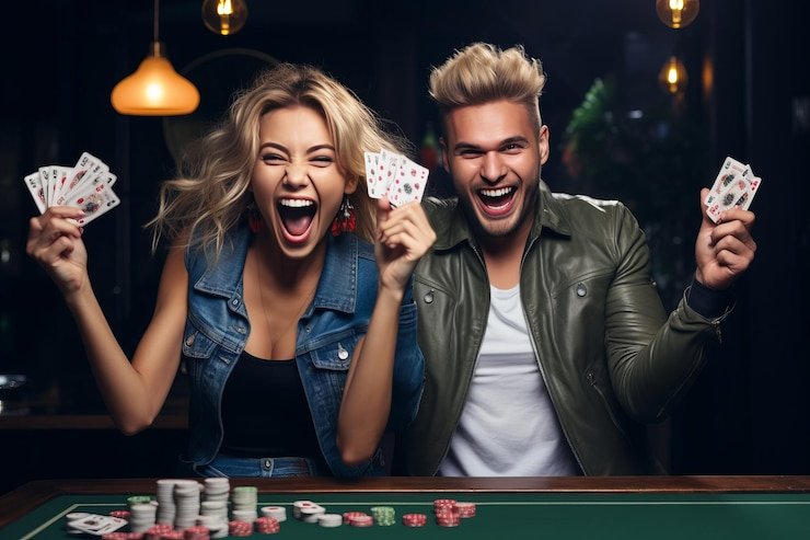 Pengguna menikmati hiburan games mobile dengan mudah di perangkat pintar